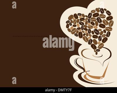 Coffee for your loved one. Vector illustration. Stock Vector