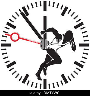 running time Stock Vector