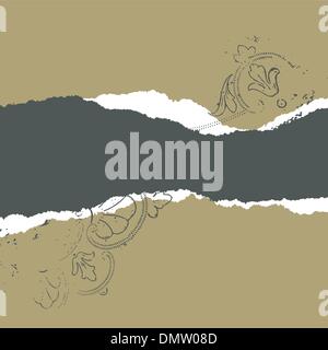few ink splat banners with grunge effect Stock Vector