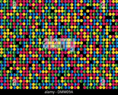 Seamless Abstract Colorful Dots Background Stock Vector