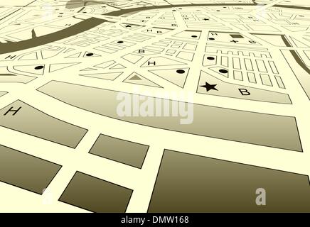 City streets Stock Vector