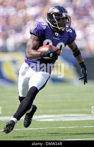 Sept. 27, 2009 - Baltimore, Maryland, U.S -  27 Sept. 2009:     Baltimore Ravens Mark Clayton #89 during the Baltimore Ravens vs Cleveland Browns game at M&T Bank Stadium in Baltimore,Maryland in which the Ravens won 34-3 to go 3-0 in the 2009 season. (Credit Image: © Southcreek Global/ZUMApress.com) Stock Photo