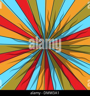 Retro sun Stock Vector