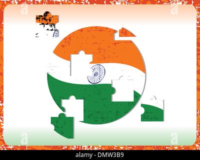 Vector illustration of a Indian flag Stock Vector Image & Art - Alamy