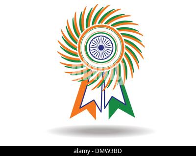 Beautiful 26 January Indian Flag Theme Republic Day Design Stock Vector 