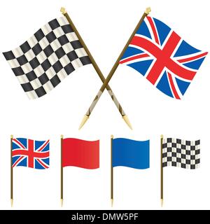 winning great britain Stock Vector