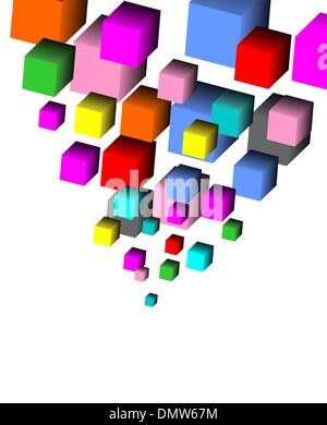 Vector abstract boxes background Stock Vector Image & Art - Alamy