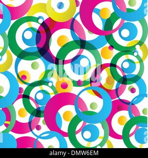 colored circles on background Stock Vector