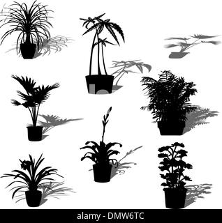 Potted plants Stock Vector
