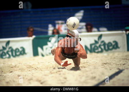 Aug 05, 1994; Belmar, NJ, USA; ANGELA ROCK at the AVP/WPVA Professional Beach Volleyball/Womans Professional Volleyball - Belmar, NJ - 1994. Stock Photo