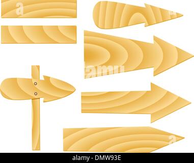 vector wooden signs and elements Stock Vector Image & Art - Alamy