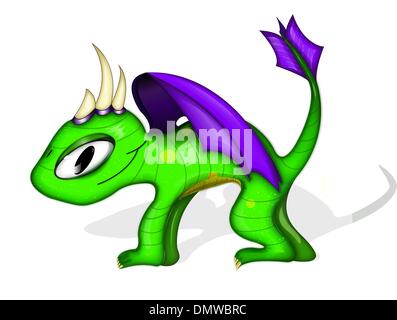 Cute Dragon Stock Vector