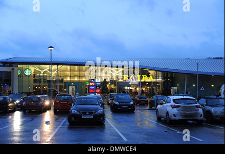 Cobham Services on the M25 Motorway Surrey UK Stock Photo