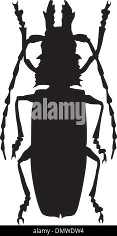 illustration of giant beetle Stock Vector
