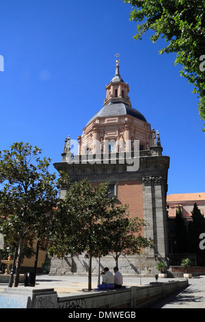 Iglesia San Pedro Capilla del Obispo, church Plaza de Puerta de Moros, Madrid, Spain Stock Photo