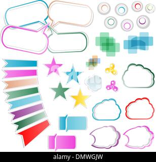 vector design elements set Stock Vector