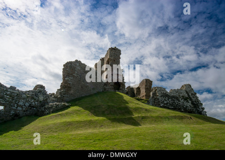 duffus castle forres elgin motte bailey historic Stock Photo