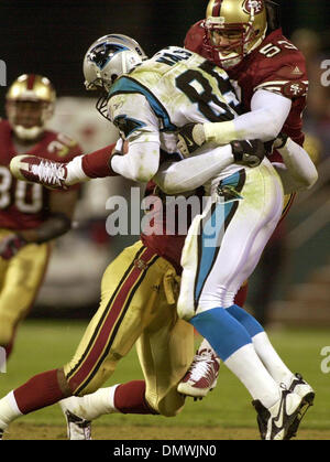 Oct 07, 2001; San Francisco, CA, USA; Carolina Panther Steve Smith