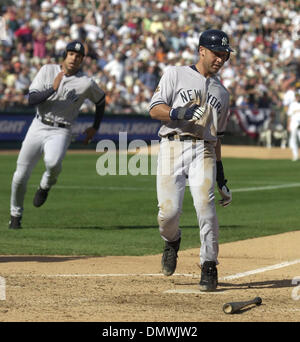 Majestic New York Yankees DAVID JUSTICE 2000 World Series Baseball Jer –