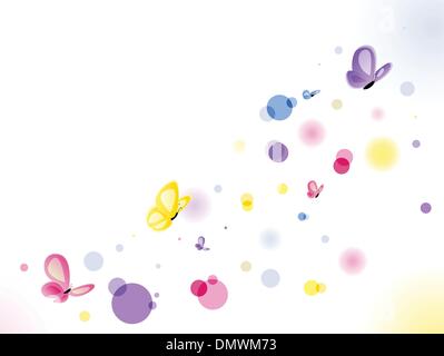 Butterflies Background Stock Vector