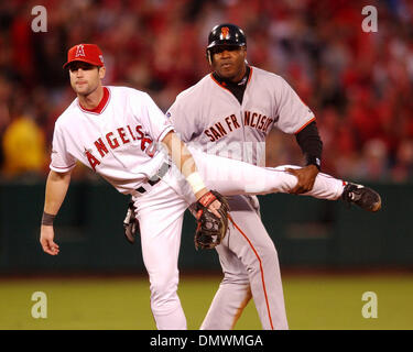 Oct 26, 2002 - Anaheim, CA, USA - Anaheim Angels second