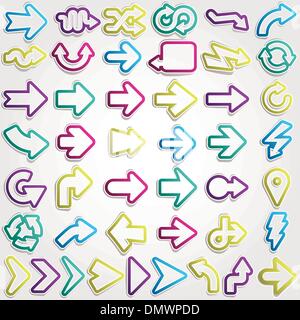 vector arrows set Stock Vector Image & Art - Alamy