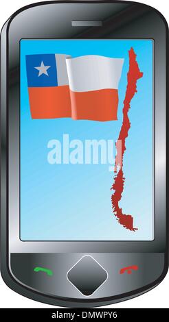 mobile connection of Chile Stock Vector Image & Art - Alamy