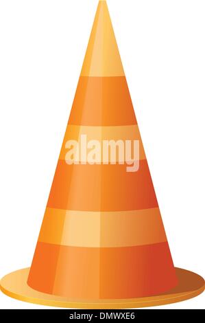 Traffic cone Stock Vector
