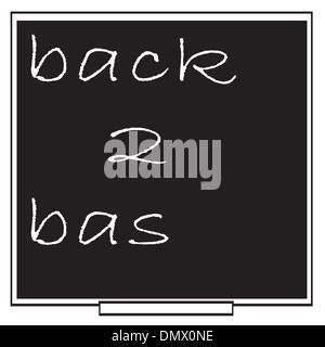 back to basics Stock Vector