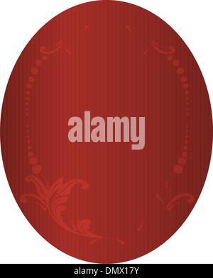 Vector illustration of a red beer tag Stock Vector