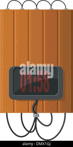 Time bomb. EPS10 Stock Vector