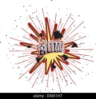 Vector illustration of an explosion. EPS10 Stock Vector