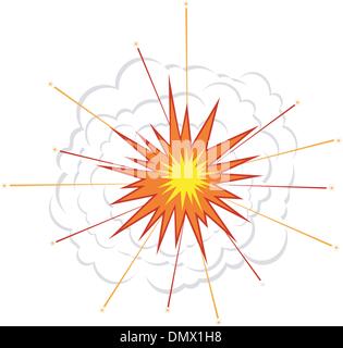 Explosion. EPS10 Stock Vector