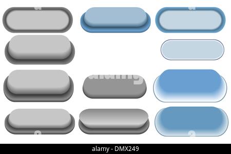 Set of vector buttons Stock Vector Image & Art - Alamy