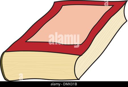 Vector illustration of an old book Stock Vector