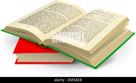 Open Book Stock Vector