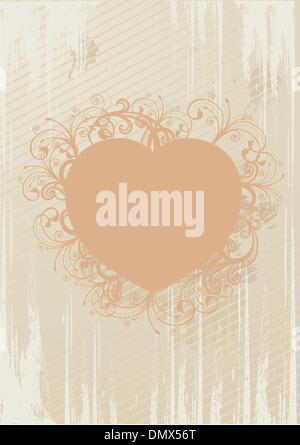 Vector illustration of Floral heart Stock Vector Image & Art - Alamy