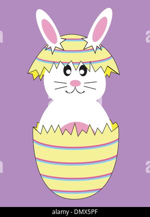 Easter Egg Bunny Rabbit Stock Vector