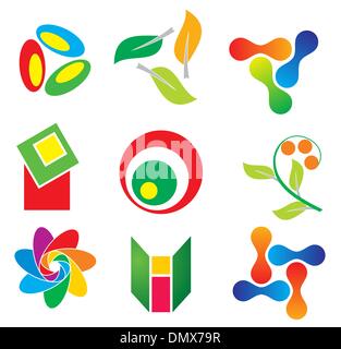 Abstract icons Stock Vector