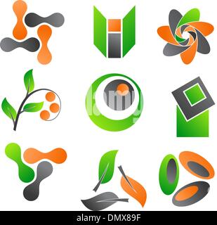 Abstract icons Stock Vector