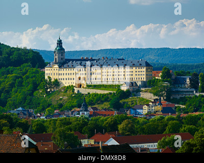 Heidecksburg castle above Rudolstadt, district of Saalfeld-Rudolstadt, Thuringia, Germany Stock Photo