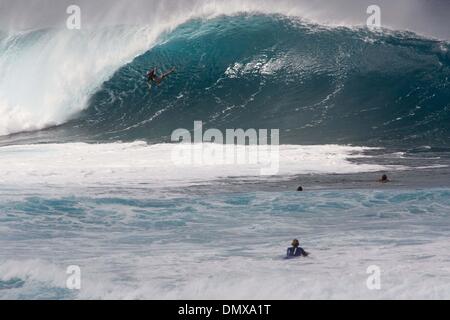 Jan 16, 2006; Honolulu, HI, USA; Once again Big surf pounds the North Shore of Oahu. The large surf brings with it large crowds of on lookers, and surfers from all over the world. One of the many international riders on the seen was, Takayuki Wakita from Japan. With big waves comes big wipe outs, as Takayuki found out the hard way. Mandatory Credit: Photo by Daren Fentiman/ZUMA Pre Stock Photo