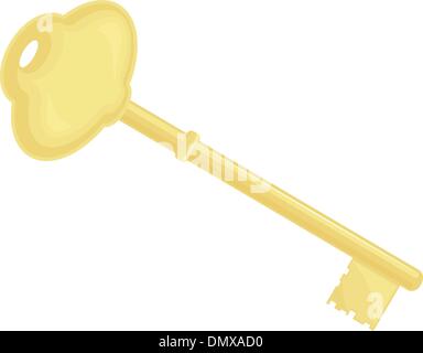 Golden Key Stock Vector