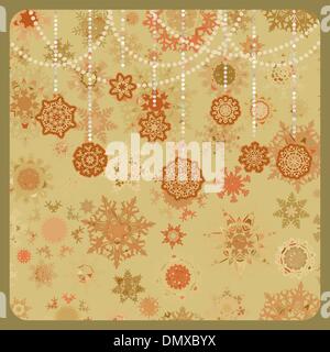 Colorful retro snowflake pattern. EPS 8 Stock Vector Image & Art - Alamy