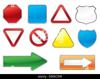 Road signs Stock Vector