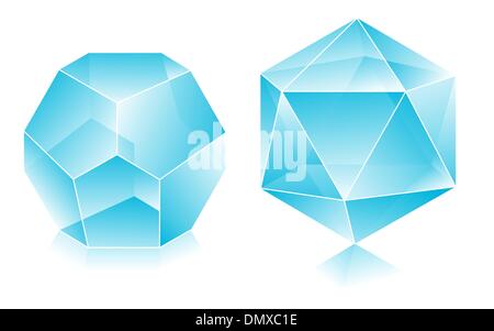 3D shape Stock Vector