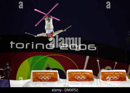 Feb 15, 2006; Sauze d'Oulx, ITALY; TORINO 2006 WINTER OLYMPICS: DALE BEGG-SMITH of Australia won a gold medal in the freestyle moguls skiing competition in Sauze d'Oulx, Italy during the Winter Olympic Games on Tuesday, Feb. 15, 2006. He is shown here on his final run. Mandatory Credit: Photo by K.C. Alfred/SDU-T/ZUMA Press. (©) Copyright 2006 by SDU-T Stock Photo