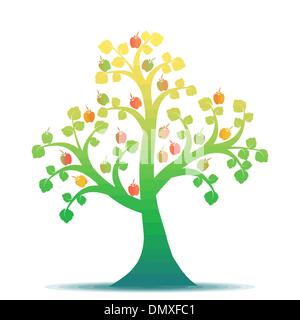 Apple Tree Stock Vector