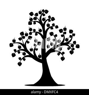 Apple Tree Stock Vector