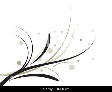 Abstact floral desing Stock Vector